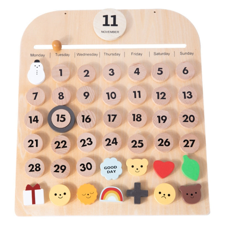 ห้องเด็กไม้ปฏิทินตลอดเด็กจี้เดสก์ท็อปความรู้ความเข้าใจ Spec:, Plywood TC
