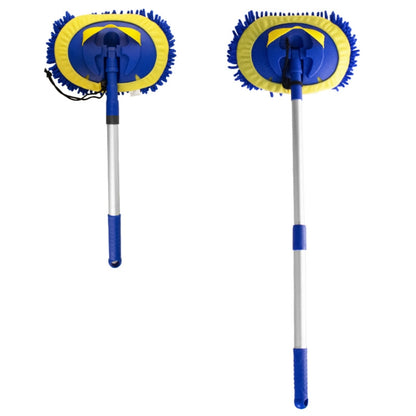 Chenille Water Brush Telescopic Roller Brush ม็อบทำความสะอาด, Rotary Royal Blue