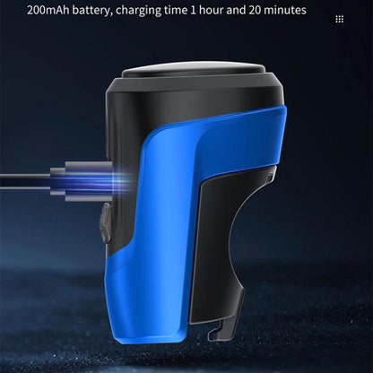 CYCLINGBOX BG-1903 สัญญาณกันขโมยจักรยานแตรไฟฟ้า 125dB กระดิ่งชาร์จ USB, CYCLINGBOX BG-1903(Black)