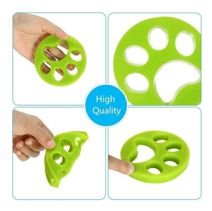 4 ชุดเครื่องซักผ้ากำจัดขนสัตว์เลี้ยง, Round, Plum, Dog, Cat