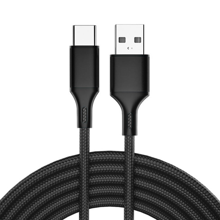 4 PCS 2.4A USB-C / Type-C ถึง USB สายชาร์จซิงค์ข้อมูลแบบถักเร็ว, ความยาว:, 0.25m (Red), 0.25m (Blue), 0.25m (Black), 0.25m (Silver), 1m (Red), 1m (Blue), 1m (Black), 1m (Silver), 1.5m (Red), 1.5m (Blue), 1.5m (Black), 1.5m (Silver), 2m (Red), 2m (Blue)...