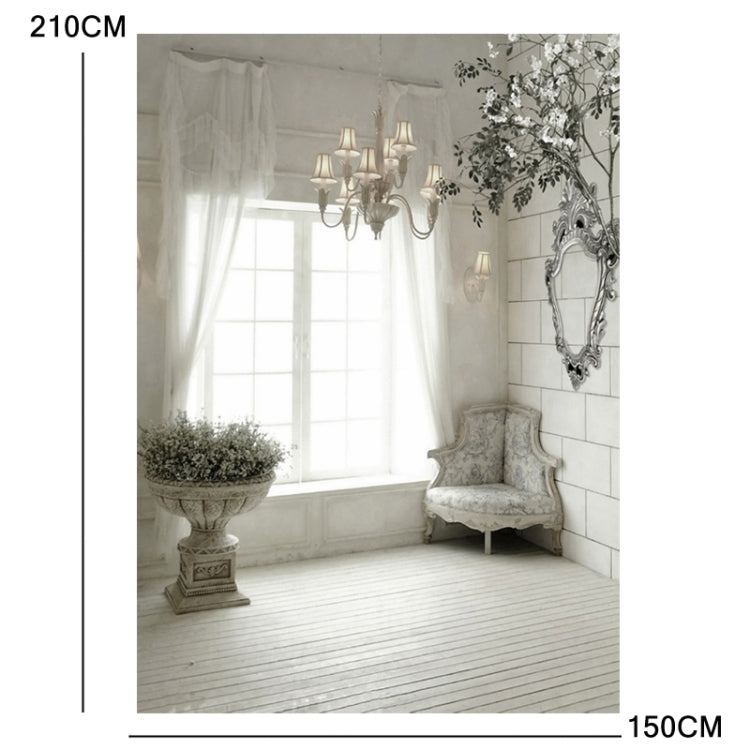 1.5m x 2.1m Window Brick Wall Photo Studio พื้นหลังการถ่ายภาพ 3D, Window Brick