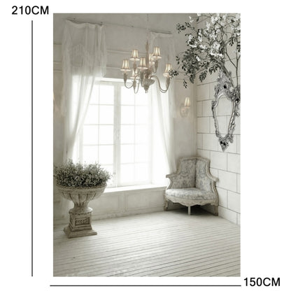 1.5m x 2.1m Window Brick Wall Photo Studio พื้นหลังการถ่ายภาพ 3D, Window Brick