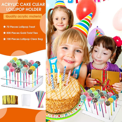 4 PCS 20-Hole Lollipop Stand Snack Stick Display Stand, Snack Stick Display Stand