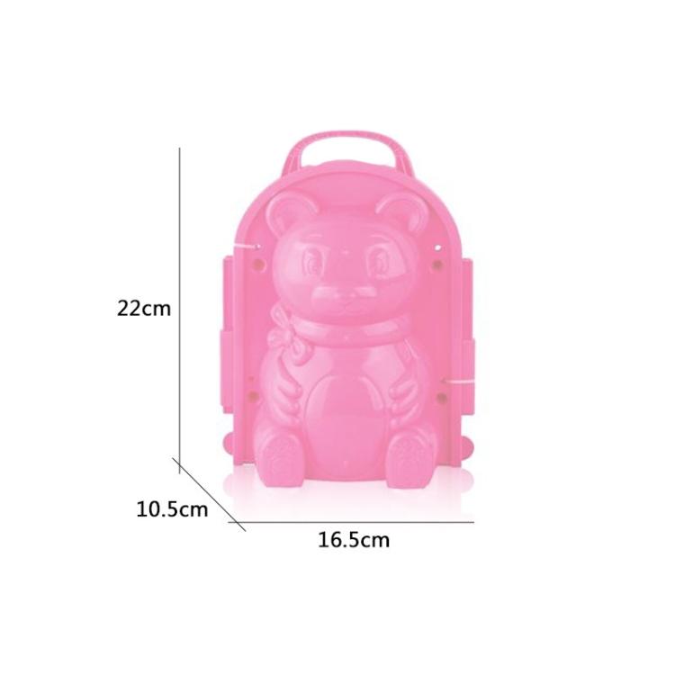 3 PCS Children Winter Outdoor Toy 3D Snow & Sand Mould Tool, การจัดส่งสีแบบสุ่ม, สไตล์:, 3 PCS Elf, 3 PCS Bear, 3 PCS Cat, 3 PCS Squirrel, 3 PCS Rabbit