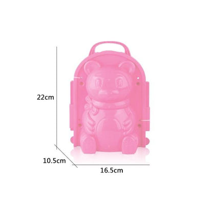 3 PCS Children Winter Outdoor Toy 3D Snow & Sand Mould Tool, การจัดส่งสีแบบสุ่ม, สไตล์:, 3 PCS Elf, 3 PCS Bear, 3 PCS Cat, 3 PCS Squirrel, 3 PCS Rabbit