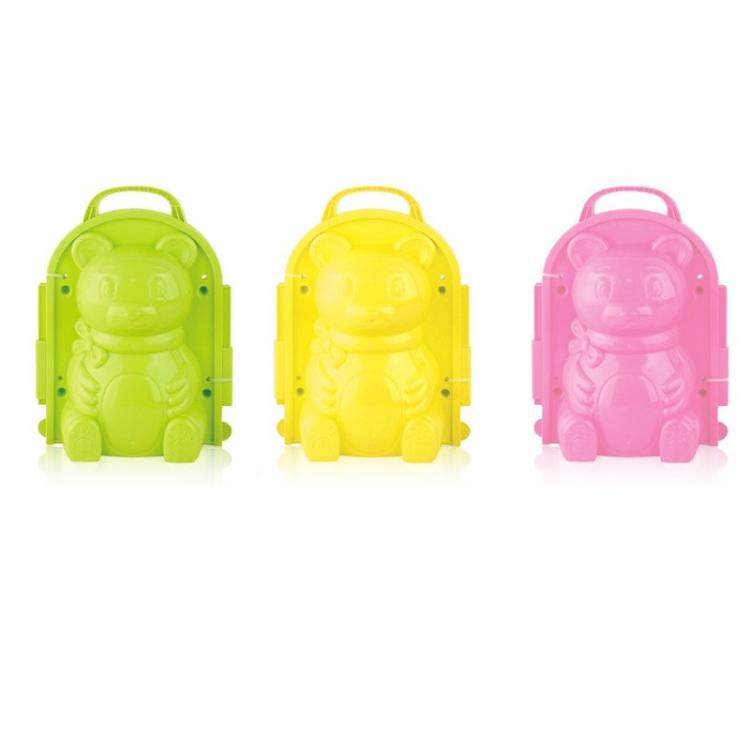 3 PCS Children Winter Outdoor Toy 3D Snow & Sand Mould Tool, การจัดส่งสีแบบสุ่ม, สไตล์:, 3 PCS Elf, 3 PCS Bear, 3 PCS Cat, 3 PCS Squirrel, 3 PCS Rabbit