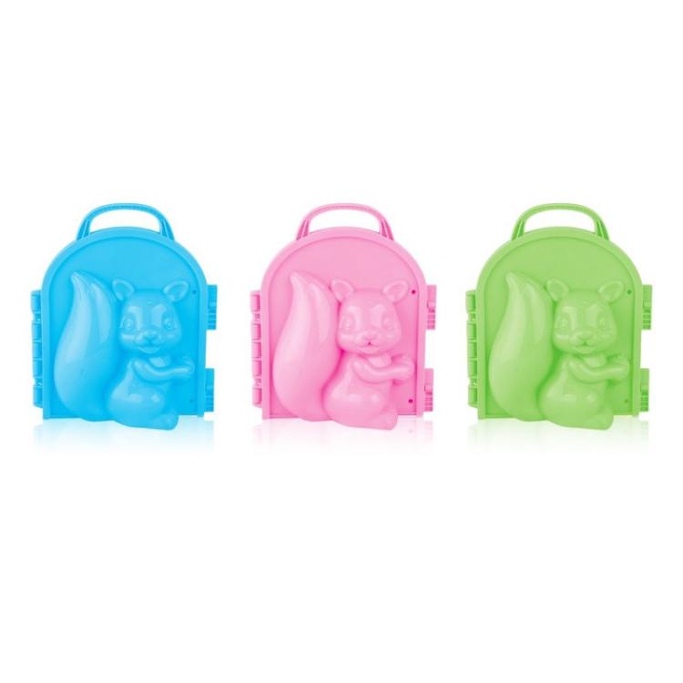3 PCS Children Winter Outdoor Toy 3D Snow & Sand Mould Tool, การจัดส่งสีแบบสุ่ม, สไตล์:, 3 PCS Elf, 3 PCS Bear, 3 PCS Cat, 3 PCS Squirrel, 3 PCS Rabbit