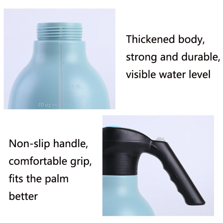 1.5L Garden Electric Watering Can อุปกรณ์รดน้ำดอกไม้ในครัวเรือนแบบใช้มือถือ, Blue, Blue + Universal Nozzle