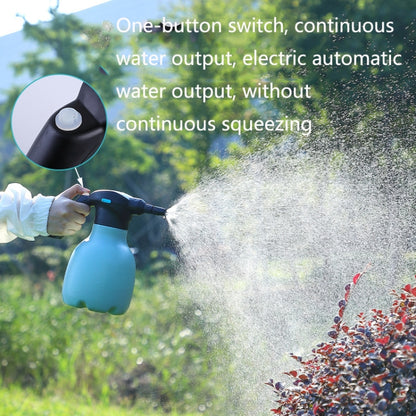 1.5L Garden Electric Watering Can อุปกรณ์รดน้ำดอกไม้ในครัวเรือนแบบใช้มือถือ, Blue, Blue + Universal Nozzle