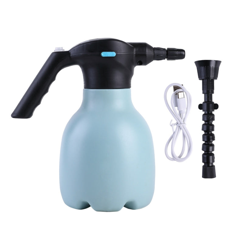 1.5L Garden Electric Watering Can อุปกรณ์รดน้ำดอกไม้ในครัวเรือนแบบใช้มือถือ, Blue, Blue + Universal Nozzle