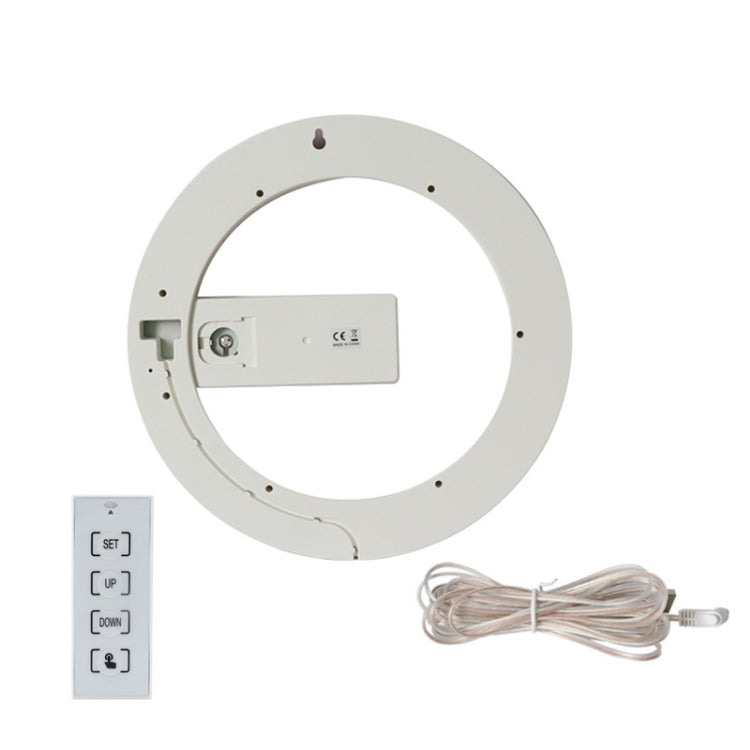 LED Mirror Hollow Wall Clock 7 สี Switch Electronic Digital แสดงผล นาฬิกาแขวนผนัง, Hollow Wall Clock