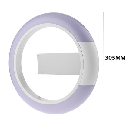 LED Mirror Hollow Wall Clock 7 สี Switch Electronic Digital แสดงผล นาฬิกาแขวนผนัง, Hollow Wall Clock