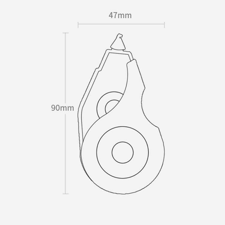 5 PCS Deli NS157 Office Correction Tape อุปกรณ์สำหรับนักเรียนเทปลบคำผิด, NS157