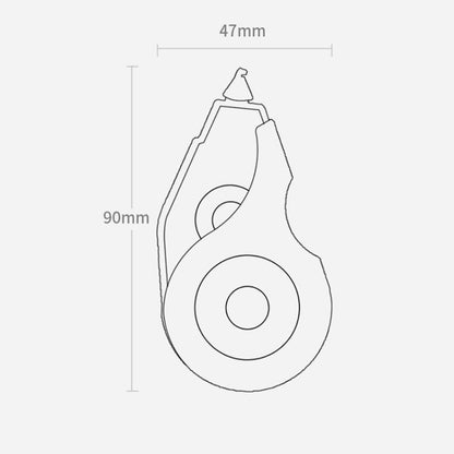 5 PCS Deli NS157 Office Correction Tape อุปกรณ์สำหรับนักเรียนเทปลบคำผิด, NS157