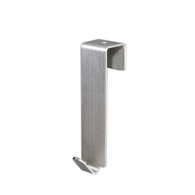ตะขอแขวนประตูสแตนเลส 4 ชิ้นตู้แขวนประตูห้องนอนสไตล์:, Short Stainless Steel Color, Short Black, Long Stainless Steel Color, Long Black