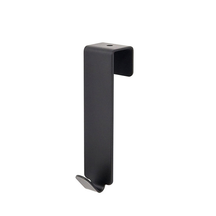 ตะขอแขวนประตูสแตนเลส 4 ชิ้นตู้แขวนประตูห้องนอนสไตล์:, Short Stainless Steel Color, Short Black, Long Stainless Steel Color, Long Black