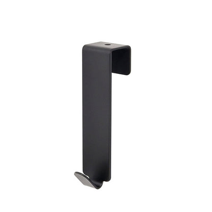 ตะขอแขวนประตูสแตนเลส 4 ชิ้นตู้แขวนประตูห้องนอนสไตล์:, Short Stainless Steel Color, Short Black, Long Stainless Steel Color, Long Black
