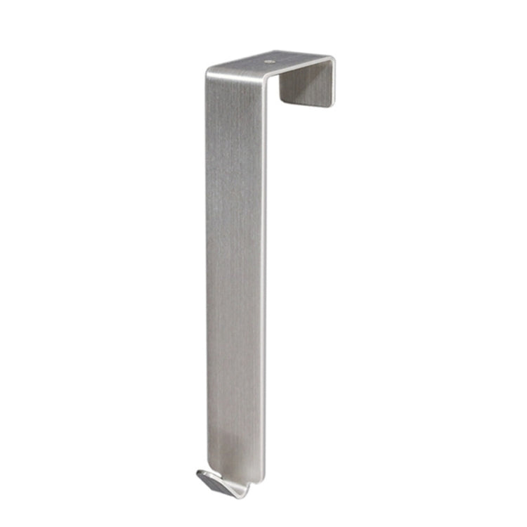 ตะขอแขวนประตูสแตนเลส 4 ชิ้นตู้แขวนประตูห้องนอนสไตล์:, Short Stainless Steel Color, Short Black, Long Stainless Steel Color, Long Black