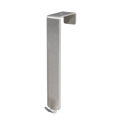 ตะขอแขวนประตูสแตนเลส 4 ชิ้นตู้แขวนประตูห้องนอนสไตล์:, Short Stainless Steel Color, Short Black, Long Stainless Steel Color, Long Black