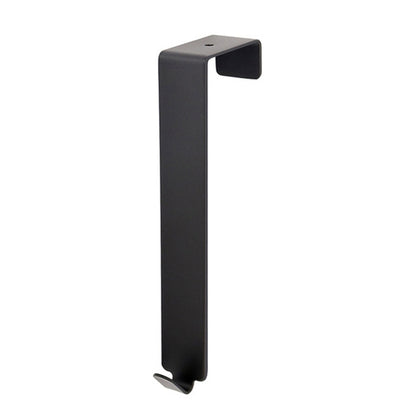 ตะขอแขวนประตูสแตนเลส 4 ชิ้นตู้แขวนประตูห้องนอนสไตล์:, Short Stainless Steel Color, Short Black, Long Stainless Steel Color, Long Black