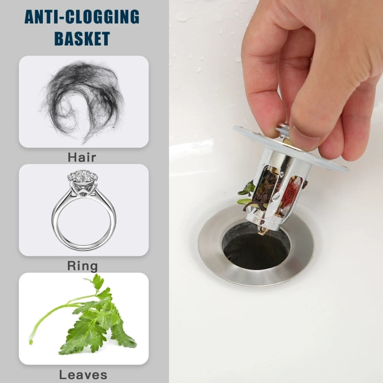ปลั๊กอุดกันรั่วของอ่างล้างหน้า แกนตีกลับแบบกด, Push-Type Plug