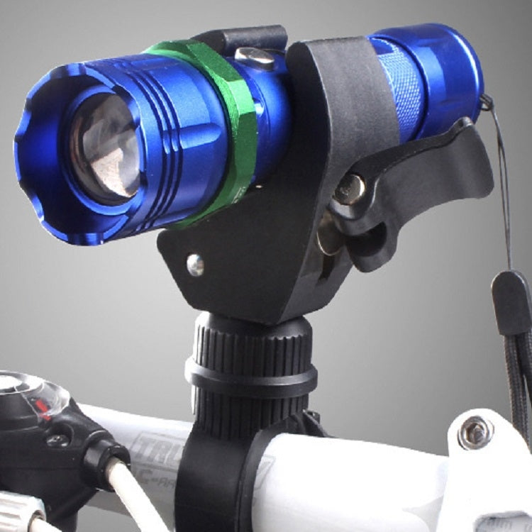 3 PCS จักรยาน 360 องศาหมุนโคมไฟผู้ถือโคมไฟคลิป, 3 PCS Bicycle Lamp Clip