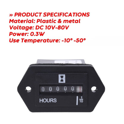 เครื่องกำเนิดไฟฟ้า รถขุด เครื่องจับเวลาอุตสาหกรรม, DC10-80V, AC100-250V