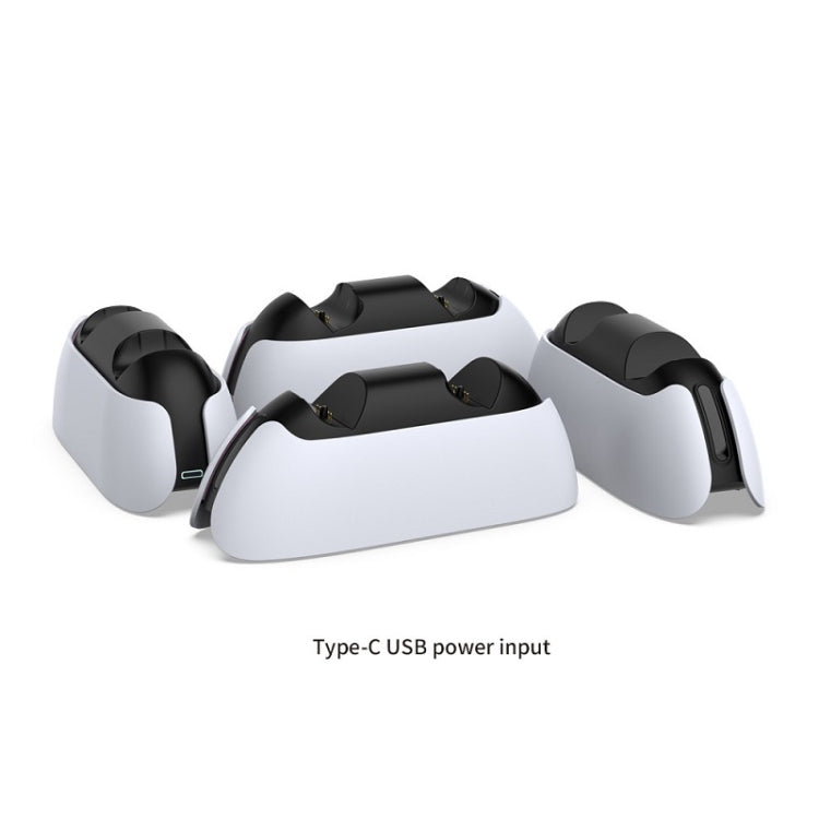 DOBE TP5-05103 แท่นชาร์จ Gamepad ชนิดสัมผัสพร้อมไฟแสดงสถานะสำหรับ PS5, TP5-05103