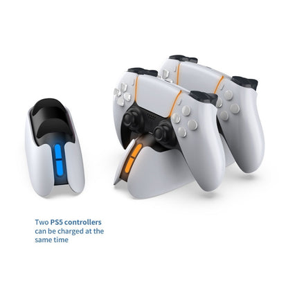 DOBE TP5-05103 แท่นชาร์จ Gamepad ชนิดสัมผัสพร้อมไฟแสดงสถานะสำหรับ PS5, TP5-05103