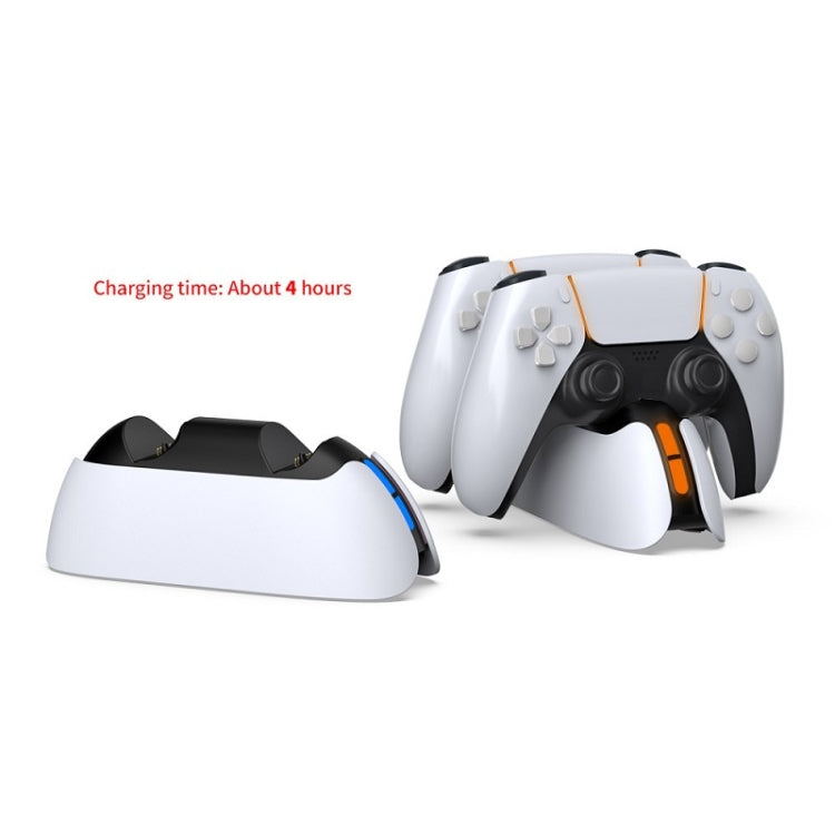 DOBE TP5-05103 แท่นชาร์จ Gamepad ชนิดสัมผัสพร้อมไฟแสดงสถานะสำหรับ PS5, TP5-05103