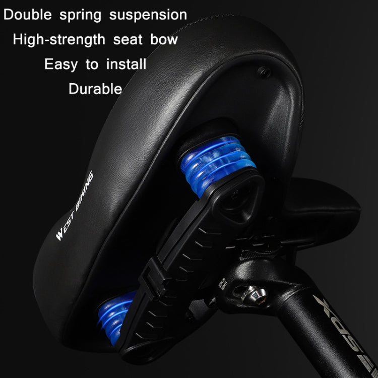 WEST BIKING จักรยาน Big Butt Shock Absorption Soft Saddle, YP0801125, YP0801126
