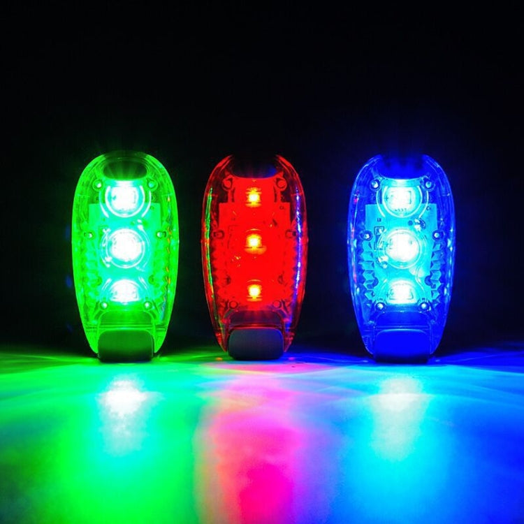 3 ชิ้นขี่จักรยานกลางแจ้งกลางคืนวิ่งไฟท้ายจักรยานแสงอุ่น, 3 LED Red, 3 LED Blue, 3 LED Green, 5 LED Red, 5 LED Blue, 5 LED Green