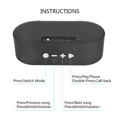 F3 Retro Wood-Grain Mini Bluetooth Speaker รองรับการ์ด TF