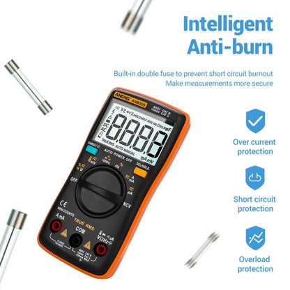 ANENG AN8009 NVC มัลติมิเตอร์แบบดิจิตอล, Standard, Standard with Cable