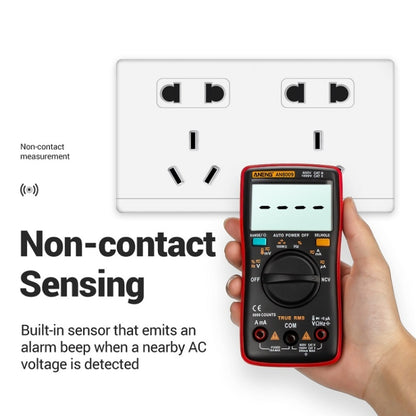 ANENG AN8009 NVC มัลติมิเตอร์แบบดิจิตอล, Standard, Standard with Cable