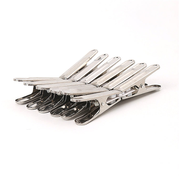 20 PCS มัลติฟังก์ชั่สแตนเลสซักรีดโฟลเดอร์ Peg คลิปเก็บเสื้อผ้า, Clothes Storage Clip