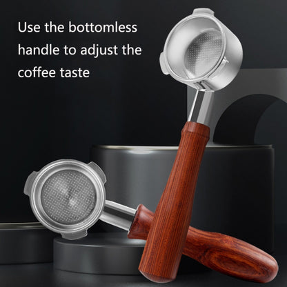 เครื่องชงกาแฟโลหะผสมสังกะสี DL-1 ที่จับก้นลึกสำหรับ Dongling สไตล์:, Plastic, Black Rosewood, Red Gem, Black Rosewood Buckle, Red Gem Curved, Red Rosewood Straight, Red Gem Without Buckle, Bamboo Without Buckle