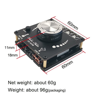 ZK-502M สเตอริโอบลูทูธเครื่องขยายเสียงดิจิตอลเมนบอร์ด, ZK-502M