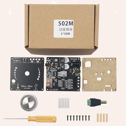 ZK-502M สเตอริโอบลูทูธเครื่องขยายเสียงดิจิตอลเมนบอร์ด, ZK-502M