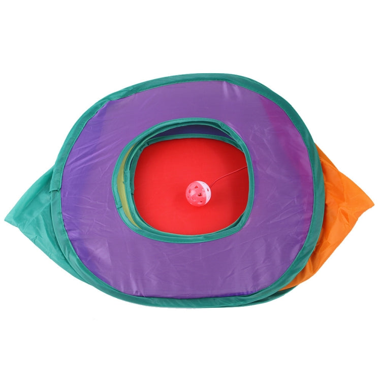 B18210 Square Cat Tunnel Can Storage ช่องแมวพับได้