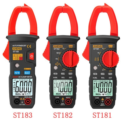 ANENG มัลติมิเตอร์แบบแคลมป์ไฟด้านหลังแบบดิจิตอลอัจฉริยะความแม่นยำสูง, ST181, ST182, ST183