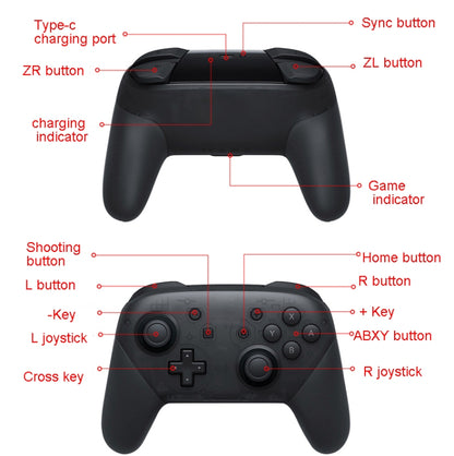 L-0326 Wireless Gamepad สำหรับ Switch Pro สไตล์:, Black, Green Pink, Black - Full Function + NFC + Wake-up (1: 1), Green Pink - Full Function + NFC + Wake-up (1: 1), Black - Full Function HD Edition, Green - Full Function HD Edition