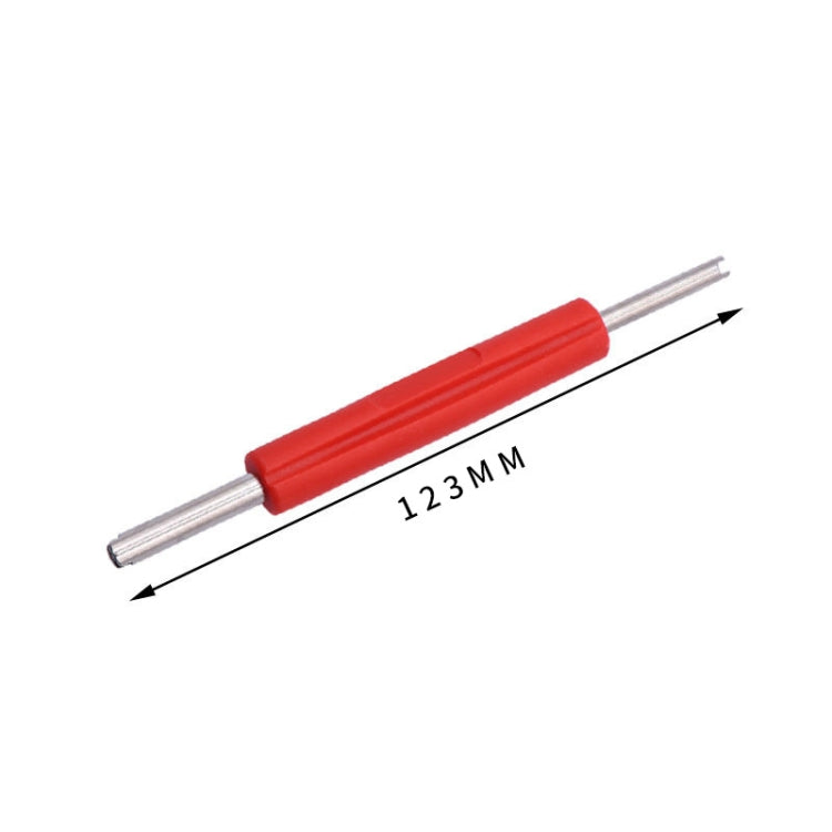 20 PCS Valve Core Wrench Key Car Air Conditioning Wheel Tyre Air Mouth Dual-Use Switch Tool, Valve Core Wrench Key