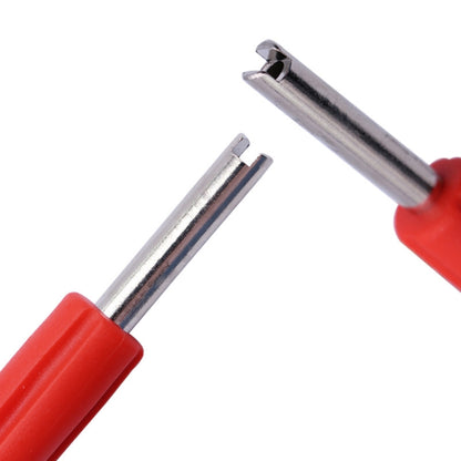 20 PCS Valve Core Wrench Key Car Air Conditioning Wheel Tyre Air Mouth Dual-Use Switch Tool, Valve Core Wrench Key