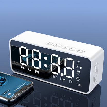 ZXL-G50 Mini Mirror Alarm ลำโพง Bluetooth รองรับ TF Card, ZXL-G50 Black, ZXL-G50 White, ZXL-G50 Pink