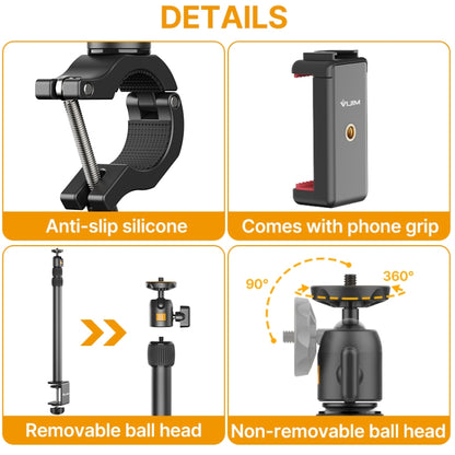 Vijim LS02 Live Desktop Extension Arm Light Stand สำหรับกล้อง Ring Light DSLR, Vijim LS02