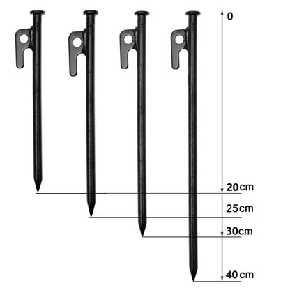 ตะปูยึดหลังคากันลมตั้งแคมป์กลางแจ้ง, 4 PCS 20cm, 6 PCS 20cm, 8 PCS 20cm, 10 PCS 20cm, 4 PCS 25cm, 6 PCS 25cm, 8 PCS 25cm, 10 PCS 25cm, 4 PCS 30cm, 6 PCS 30cm, 8 PCS 30cm, 10 PCS 30cm, 4 PCS 40cm, 6 PCS 40cm, 8 PCS 40cm, 10 PCS 40cm