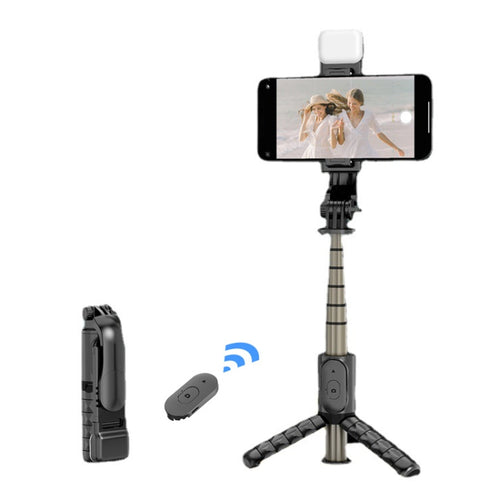 Mini Selfie Stick แบบบูรณาการมัลติฟังก์ชั่น Bluetooth Selfie, ข้อมูลจำเพาะ:, Q10S 70cm With Fill Light, Q11 74CM Without Fill Light, Q10 68CM Without Fill Light