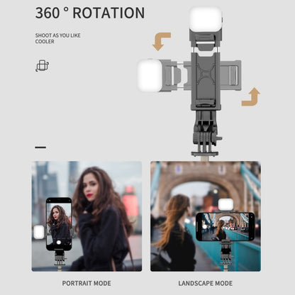 Mini Selfie Stick แบบบูรณาการมัลติฟังก์ชั่น Bluetooth Selfie, ข้อมูลจำเพาะ:, Q10S 70cm With Fill Light, Q11 74CM Without Fill Light, Q10 68CM Without Fill Light